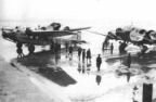 Кёнигсбергский аэропорт, 1935 год. Прибытие пассажиров рейсом Дерулюфта из Москвы на самолете АНТ-9.
