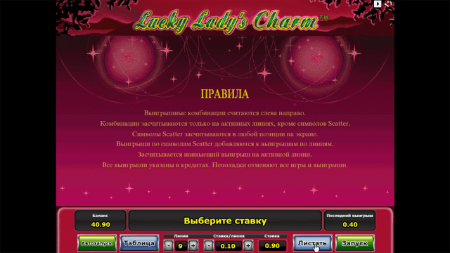 Lucky Lady's Charm 7
